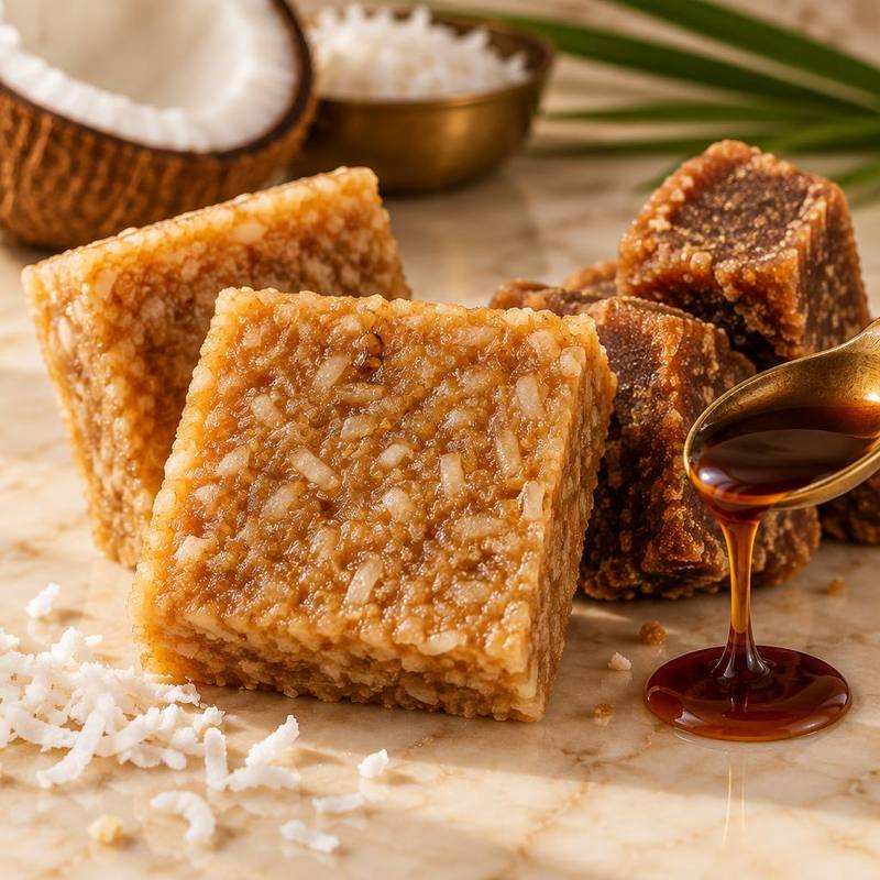 Karupatti Coconut Burfi