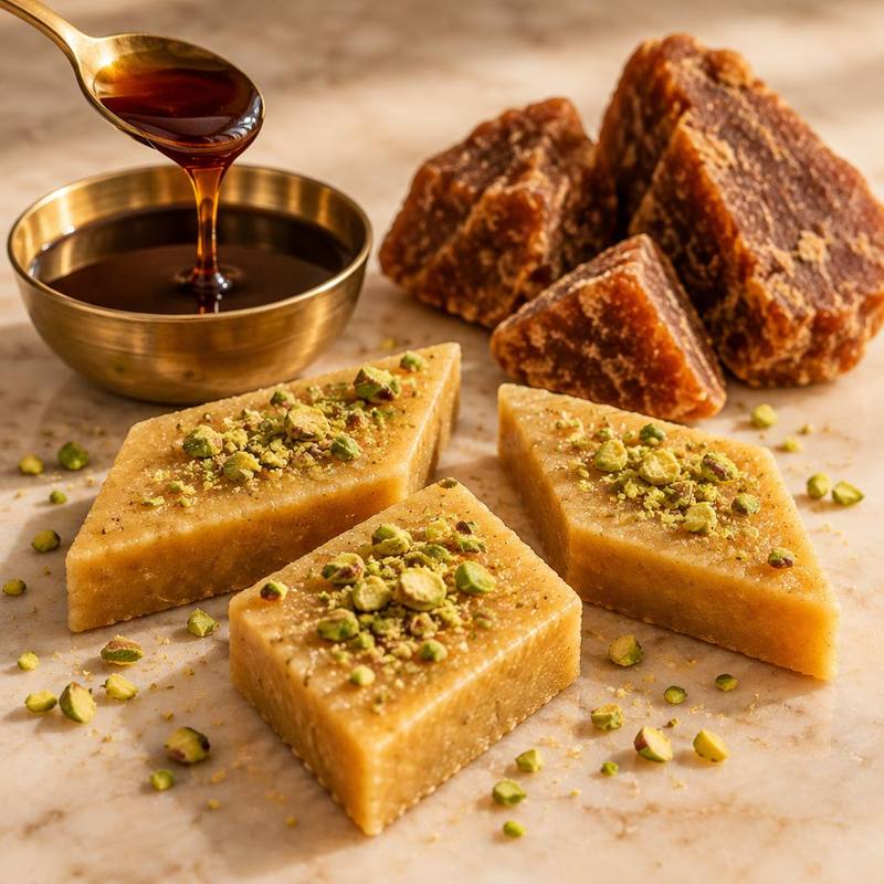 Karupatti Kaju Katli